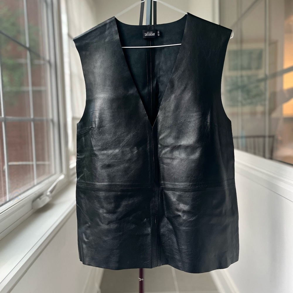Kate spade leather vest